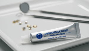 Zahnschmuck Kleber für sicheren Halt